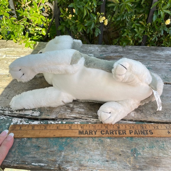 Plush grey & white dog - Picture 7 of 8